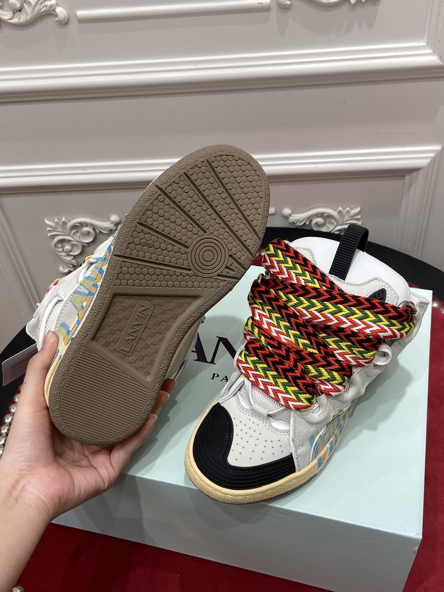 LANVIN CURB SNEAKERS